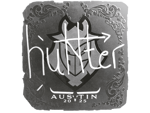 Sticker | huNter- (Foil) | Austin 2025