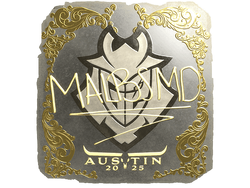 Sticker | malbsMd (Gold) | Austin 2025