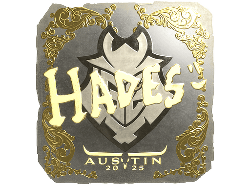 Sticker | hades (Gold) | Austin 2025