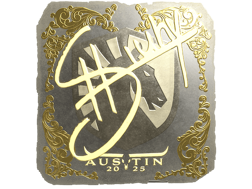 Sticker | siuhy (Gold) | Austin 2025
