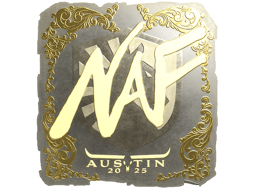 Sticker | NAF (Gold) | Austin 2025