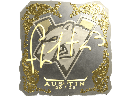 Sticker | FL1T (Gold) | Austin 2025