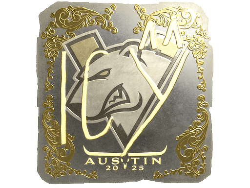 Sticker | ICY (Gold) | Austin 2025