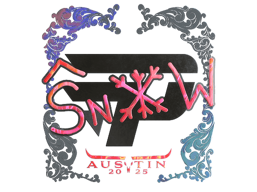 Sticker | snow (Holo) | Austin 2025