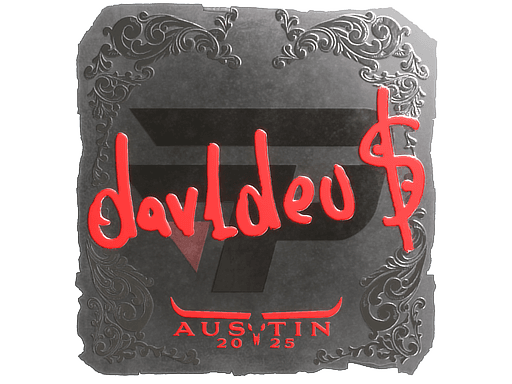 Sticker | dav1deuS (Foil) | Austin 2025