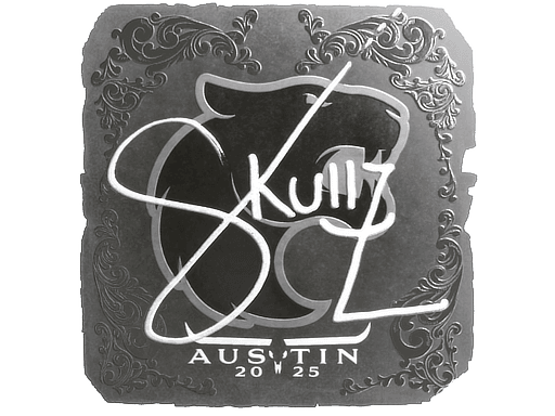 Sticker | skullz (Foil) | Austin 2025