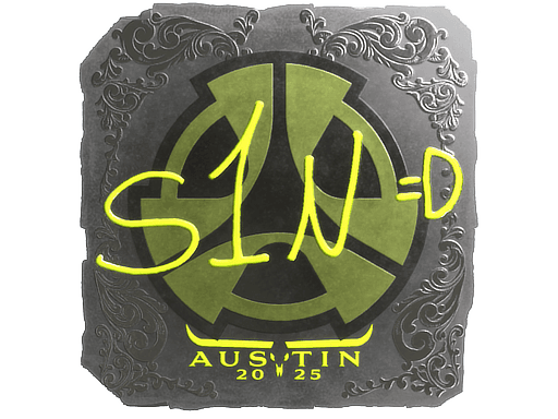 Sticker | s1n (Foil) | Austin 2025