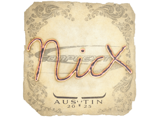 Sticker | nicx | Austin 2025