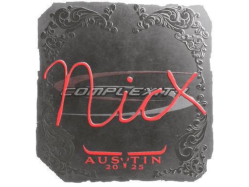 Sticker | nicx (Foil) | Austin 2025