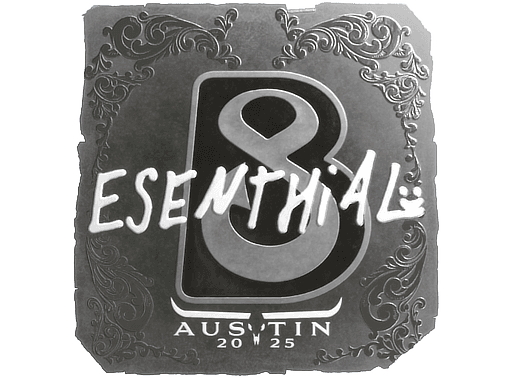 Sticker | esenthial (Foil) | Austin 2025