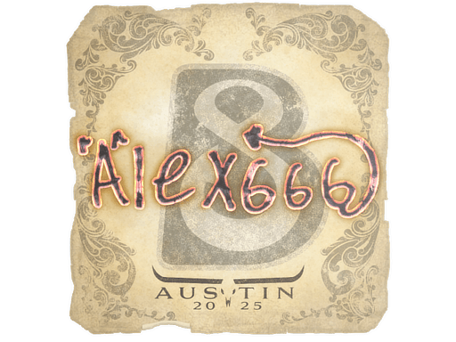 Sticker | alex666 | Austin 2025