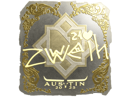 Sticker | zweih (Gold) | Austin 2025
