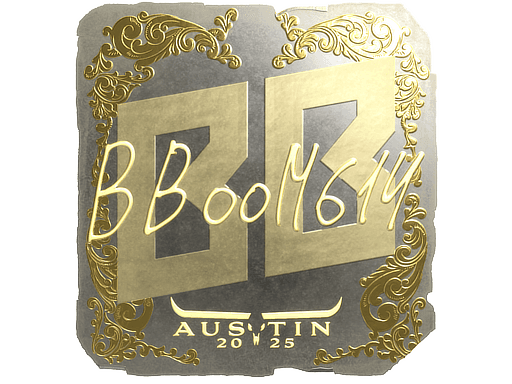 Sticker | Boombl4 (Gold) | Austin 2025
