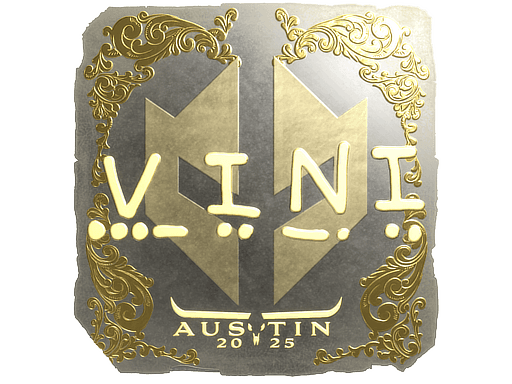 Sticker | VINI (Gold) | Austin 2025
