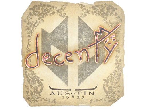 Sticker | decenty | Austin 2025
