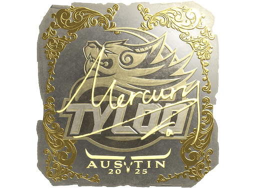 Sticker | Mercury (Gold) | Austin 2025