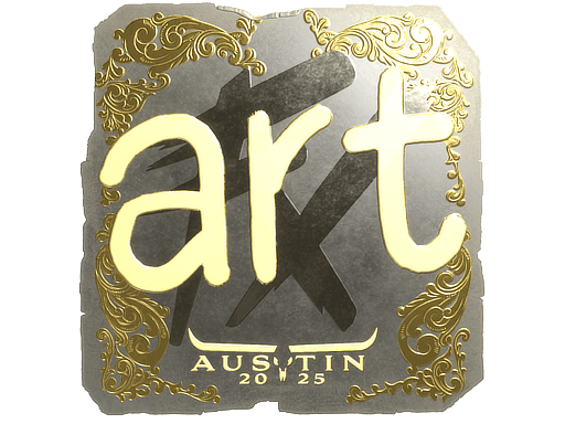 Sticker | arT (Gold) | Austin 2025
