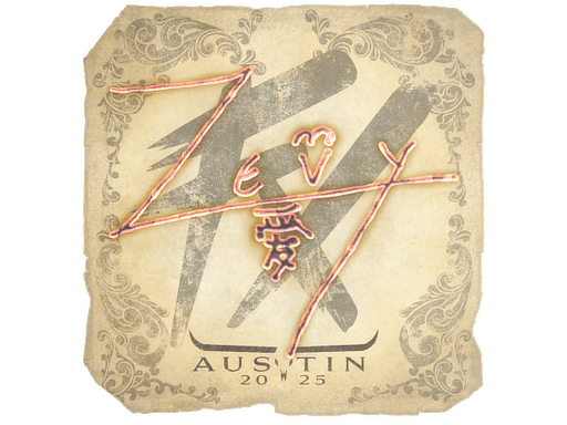 Sticker | zevy | Austin 2025