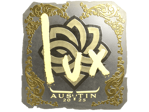 Sticker | lux (Gold) | Austin 2025
