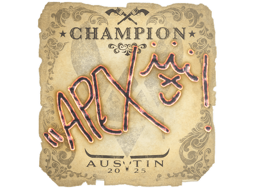 Sticker | apEX (Champion) | Austin 2025