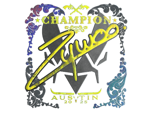 Sticker | ZywOo (Holo, Champion) | Austin 2025
