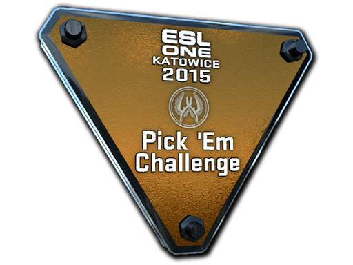 Bronze Katowice 2015 Pick'Em Trophy