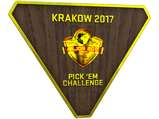 Gold Krakow 2017 Pick'Em Trophy