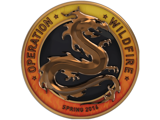 Operation Wildfire Challenge Coin