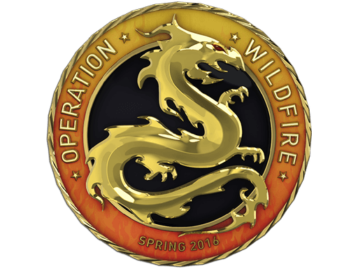 Gold Operation Wildfire Coin