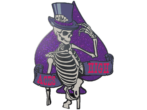 Genuine Aces High Pin