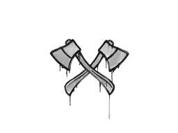 Sealed Graffiti | X-Axes (Shark White)