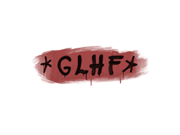 Sealed Graffiti | GLHF (Blood Red)