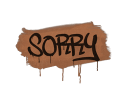 Sealed Graffiti | Sorry (Tiger Orange)
