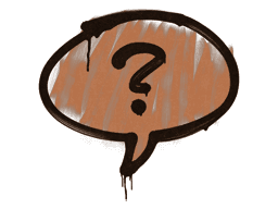 Sealed Graffiti | Question Mark (Tiger Orange)