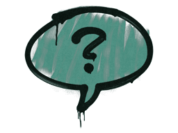 Sealed Graffiti | Question Mark (Frog Green)