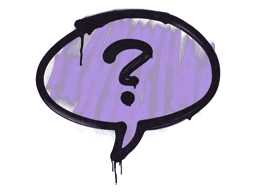 Sealed Graffiti | Question Mark (Violent Violet)