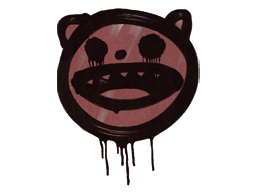 Sealed Graffiti | Happy Cat (Brick Red)