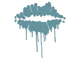 Sealed Graffiti | Kiss (Wire Blue)