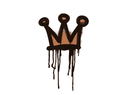 Sealed Graffiti | Little Crown (Tiger Orange)