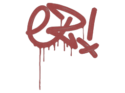 Sealed Graffiti | Little EZ (Blood Red)