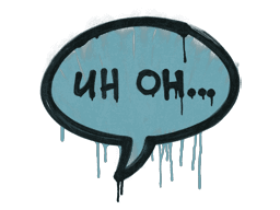 Sealed Graffiti | Uh Oh (Wire Blue)