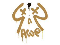 Sealed Graffiti | Recoil AWP (Desert Amber)