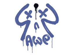 Sealed Graffiti | Recoil AWP (SWAT Blue)