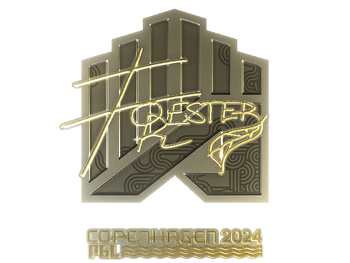 Sticker | Forester (Gold) | Copenhagen 2024