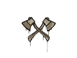 Sealed Graffiti | X-Axes (Dust Brown)