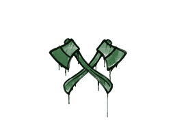 Sealed Graffiti | X-Axes (Jungle Green)