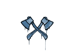 Sealed Graffiti | X-Axes (Monarch Blue)
