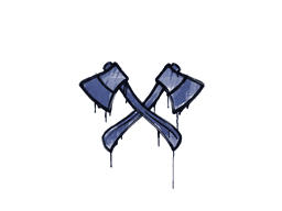 Sealed Graffiti | X-Axes (SWAT Blue)