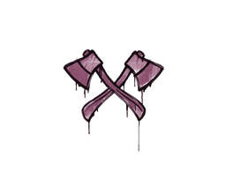 Sealed Graffiti | X-Axes (Princess Pink)