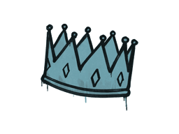 Sealed Graffiti | King Me (Wire Blue)